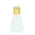Bouteille verre givre Bouchon or-argent