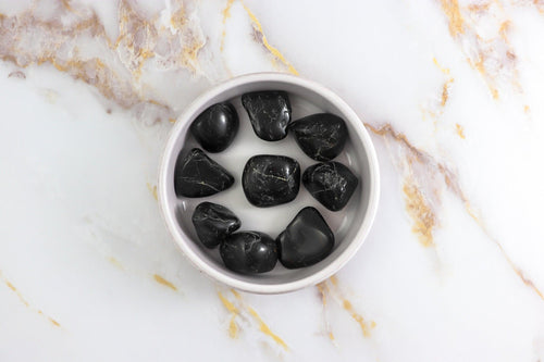 Black Tourmaline Rolled Stone